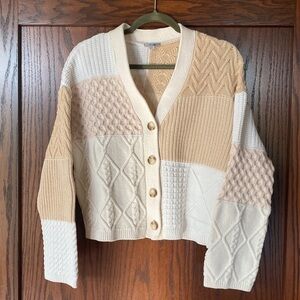 Rails Reese Cardigan in size medium. Beautiful detailed knit EUC.